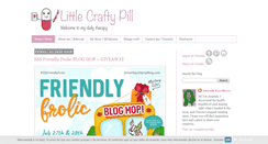 Desktop Screenshot of littlecraftypill.com